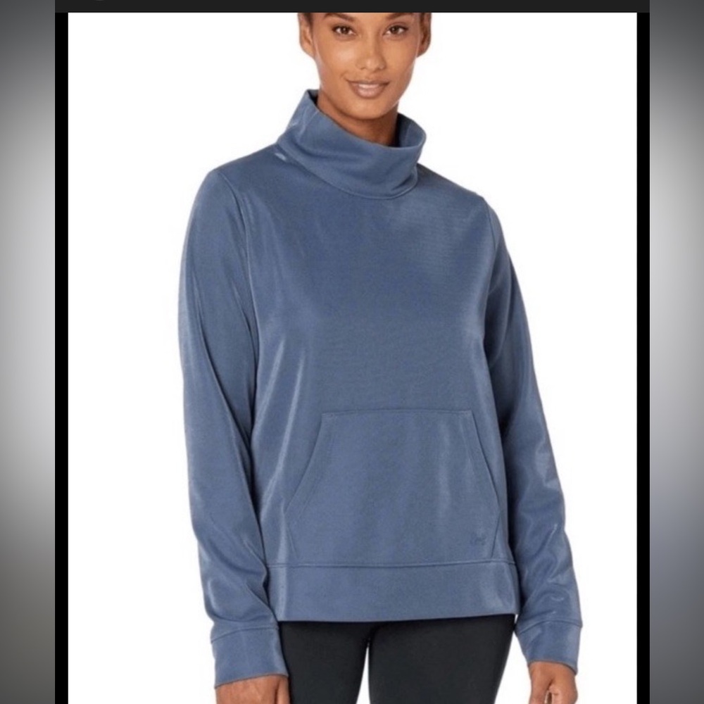Under Armour Women's Slate Blue Funnel Neck Pullover